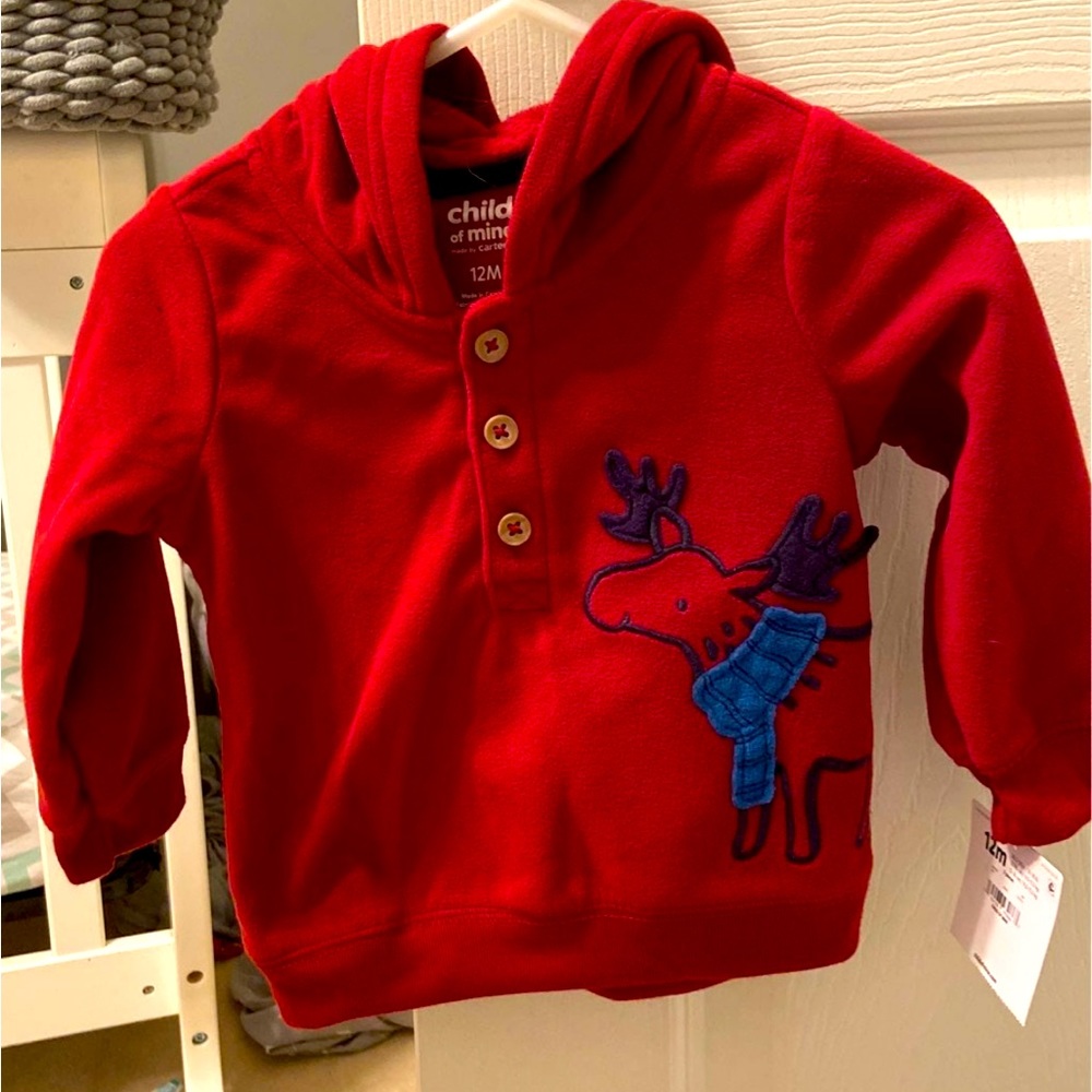 2 half button up hoodie - carters.